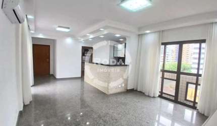 Apartamento para aluguel, 3 quartos, 1 suíte, 2 vagas, Pompéia - Santos/SP