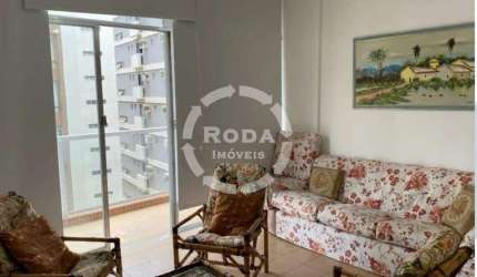 Apartamento com 02 dormitórios à venda no Gonzaga em Santos/SP com vista ao Mar.