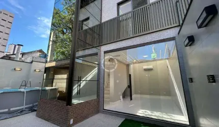 Sobrado Triplex à venda, 4 quartos, 4 suítes, 3 vagas, Campo Grande - Santos/SP