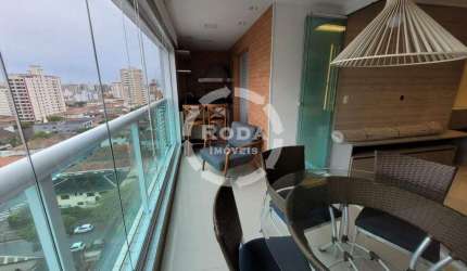 Apartamento 3 dormitórios, 1 Suíte, Próximo a Praia Embaré, Santos, SP