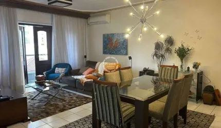 Excelente apartamento de 3 dormitórios, 1 suíte com garagem fechada no Bairro do Gonzaga, Santos-SP