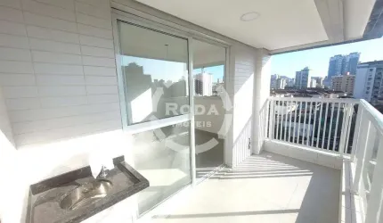 Apartamento Novo com 1 Suíte e Varanda Gourmet à Venda na Aparecida, Santos