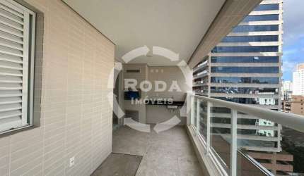 Apartamento à venda, 3 quartos, 3 suítes, 2 vagas, Gonzaga - Santos/SP