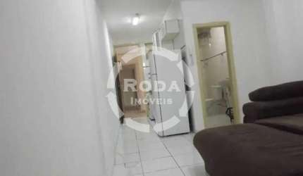 Sala Living à venda, 1 quarto, 1 vaga, Boqueirão - Santos/SP