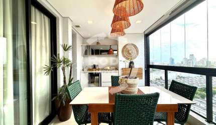 Apartamento à venda na Aparecida — Condomínio Clube Moderno e Sofisticado — PORTEIRA FECHADA.