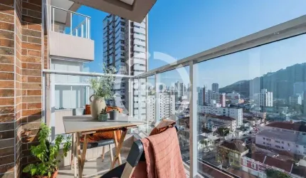 Apartamento à venda no Campo Grande | 1 dormitório | Lazer completo | 1 vaga demarcada