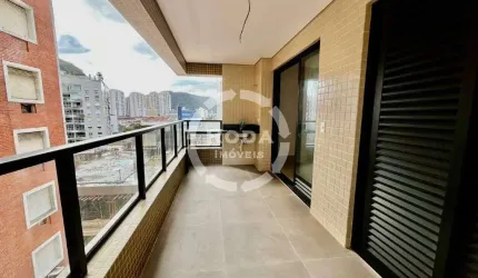 Apartamento com lazer no bairro do José Menino, quadra da praia, 02 quartos.