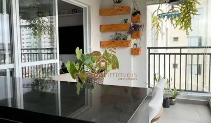 Apartamento à Venda com 103m² e 3 Quartos, Sacada Gourmet e Lazer Completo