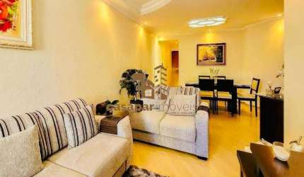 Apartamento à Venda com 114m²,  3 Quartos com Lazer e 3 Vagas
