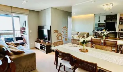 Apartamento à Venda Mobiliado com 71m², 3 Quartos e Lazer Completo