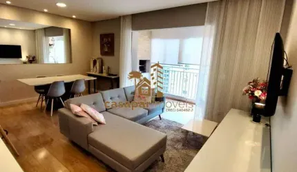 Apartamento à Venda com 96m², 3 Quartos, Sacada Gourmet e Lazer Completo