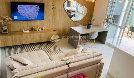 MARINAS DO CAMPECHE, casa mobiliada com 3 suítes e ampla área gourmet à venda no bairro Campeche, F