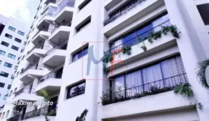 Belo apto em Santo Amaro, 330m² a.u., 4 quartos (4 suítes), sala, cozinha, lavanderia, varanda, dep. empregada, 4 vagas, lazer (REF 17.054)