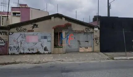 Excelente terreno no Pq. da Mooca, com área total de 3.621 m², testada de 50 metros. Zoneamento ZPI-1. Estuda parcelamento (REF 17.985)