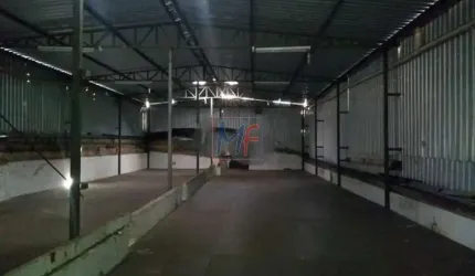 Excelente galpão na Chácara Califórnia, 1100 m² a.u., pé direito de 6m, 1 sala, 6 banheiros, entrada para carretas (REF 18.055)
