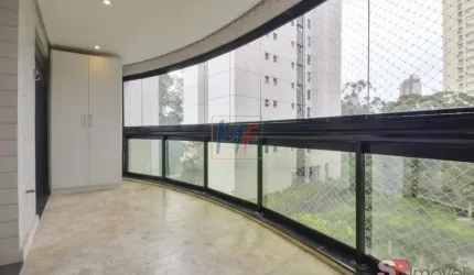 Belo apto no Paraíso do Morumbi, 336m² a.u., 4 quartos (4 suítes), sala, cozinha, copa, lavanderia, varanda, 2 depósitos, 5 vagas (REF 18.361)