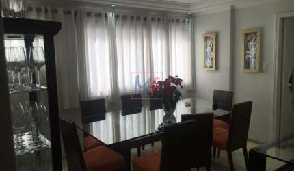 Excelente apto duplex na Água Fria, com 185 m² a.u., 4 dormitórios (2 suítes), sala, cozinha, sacada, 4 vagas, lazer (REF 18.571).