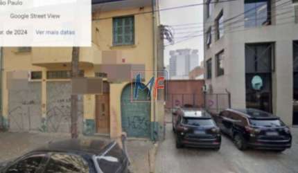 Excelente terreno com galpão  Itaim Bibi, com 374 m² a.c., 420 m² a.t., testada de 10 m, Zoneamento ZC. Prox. Av. Santo Amaro (REF 19.137)