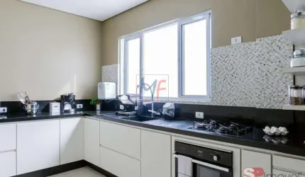 Excelente sobrado no Brás, 350m² a.u., 5 dormitórios (1 suíte), sala, cozinha, lavanderia, academia, área de churrasco, 4 vagas (REF 19.516)