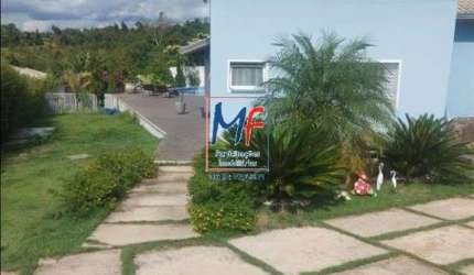 Excelente chácara em cond. fechado em Sorocaba/SP, 1000m² a.u., 3 dormitórios (3 suítes), salas TV/jantar, cozinha, lavabo, churrasqueira, piscina, 5 vagas (REF 20.052)