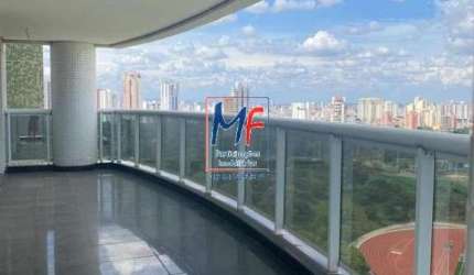 Excelente apto no Jardim Anália Franco, com 335m² a.u., 4 dormitórios (4 suítes), sala, cozinha, ampla varanda, 6 vagas, lazer. Prox. Shopping Anália Franco (REF 20.198)