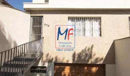 Excelente sobrado na Vila São José (Ipiranga), com 176m² a.u., 3 dormitórios (1 suíte), sala com 2 ambientes, cozinha, dependência de empregada, 3 vagas (REF 20.067)