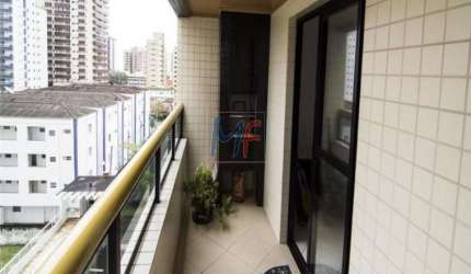 Excelente Apto  Praia Grande Novo – 2 suites ,sala 2 ambientes ,3 banheiros, revestimento cerâmico ,3 terraços com vista lateral para o mar, e 1 vaga . REF 6595-