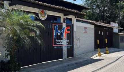 Excelente pousada na Praia de Camburi, em São Sebastião SP, 570 m² a.u., com 10 chalés e 10 vagas. Aceita propostas e permuta (REF 20.330)