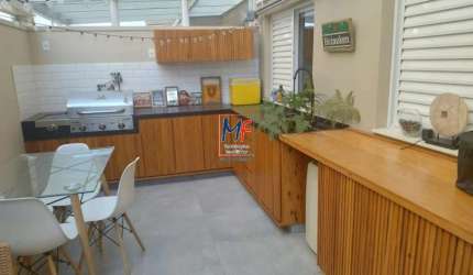 Excelente apto garden em Barueri, com 105m² a.u., 2 dormitórios (1 suíte), sala, cozinha, área garden coberta com churrasqueira, 2 vagas, lazer (REF 20.212)
