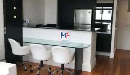 Excelente apto loft Cerqueira César, com 75m² a.u., 1 dormitório, sala, 2 vagas. Prox. Shopping Vitrine Augusta (REF 20.442)