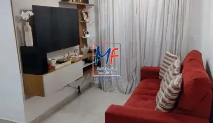 Excelente apto garden, com 63m² a.u., 2 dormitórios, sala, cozinha, varanda, área serviço, quintal, 1 vaga, lazer. (REF 20.493)