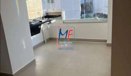 Excelente apto em São Caetano do Sul SP, 83m² a.u., 2 suítes , sala, cozinha, varanda gourmet, 2 vagas, lazer (REF 20.570)
