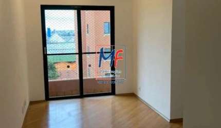 Excelente apto na Vila do Castelo, com 53m² a.u., 2 dormitórios, sala, cozinha, varanda, área de serviço, 1 vaga, lazer. Prox. Shopping Interlagos (REF 20.956)