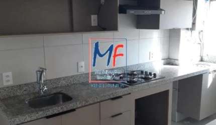 Excelente apto na Várzea da Barra Funda, com 30m² a.u., 1 dormitório, sala, cozinha, banheiro, lazer. Prox. Metrô Barra Funda e Shopping West Plaza (REF 21.094)