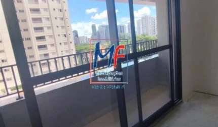 Excelente apto studio na Vila Cordeiro, com 23m² a.u., 1 dormitório, cozinha, banheiro, varanda, lazer. Prox. Avenidas Morumbi e Santo Amaro (REF 21.120)