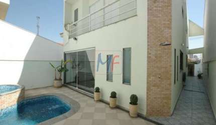 REF: 807 Excelente casa 400m² de A.C. testada 10 m², 4 dorms. ( sendo 2 suítes)  máster c/  hidro, closet e sacada, 8 vgs no bairro: Vila Mafra.