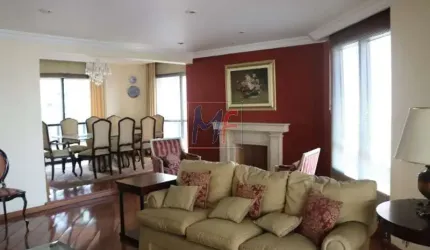 REF: 14.982 Lindo apartamento em Perdizes, com 210 m², 4 quartos (3 suítes), sala, cozinha, lareira, banheiro,  muito iluminado, 3 vagas. Lazer.