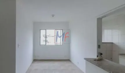 Excelente apto na Vila Homero Thon, 60 m² a.u., 2 quartos, sala, cozinha, banheiro, área de serviço, 1 vaga. Lazer. Portaria 24hs. (REF: 15.149)
