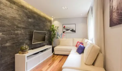 REF: 15.271 - Lindo apto no Jd. Ampliação , 120 m²a.u.,  mobiliado, 3 quarts (1 suíte), sala, cozinha, área de serviço, banheiros, 2 vagas. Lazer.