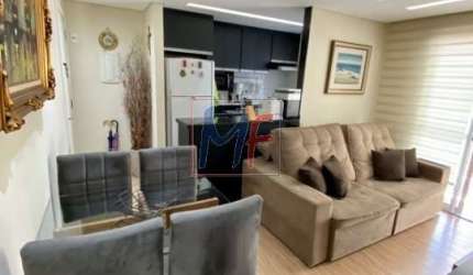 REF: 16.003 - Lindo apto na Chácara Seis de Outubro,  59 m²a.u.,  2 quartos (1 suíte) sala, sacada, cozinha, área de serviço, 1 vaga. Lazer.