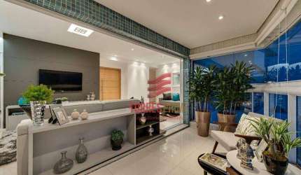 Apartamento com 4 dormitórios(Suítes) à venda, - Aparecida - Santos/SP