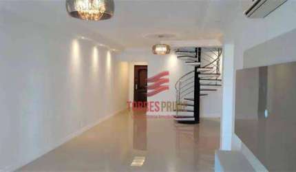 Cobertura com 4 dormitórios à venda, 404 m² por R$ 1.590.000,00 - Ponta da Praia - Santos/SP