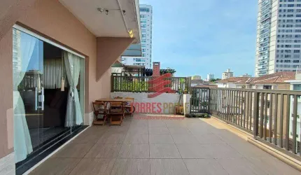 Cobertura com 3 dormitórios à venda, 124 m² por R$ 649.000,00 - Embaré - Santos/SP