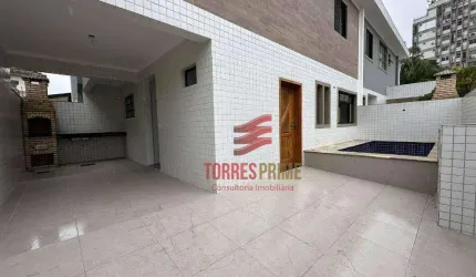Sobrado com 3 dormitórios, 1 suíte, Quintal, Churrasqueira e Piscina à venda, 140 m² por R$ 1.435.000 - Vila Belmiro - Santos/SP
