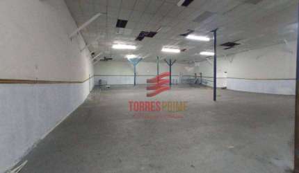 Galpão para alugar, 652 m² por R$ 16.000/mês o pacote - Parque São Vicente - São Vicente/SP