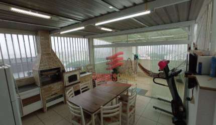 Cobertura com 4 dormitórios à venda, 305 m² por R$ 1.650.000,00 - Aparecida - Santos/SP