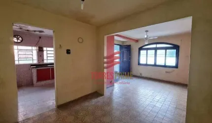 Sobrado com 3 dormitórios para alugar, 90 m² por R$ 4.750,01/mês - Boqueirão - Santos/SP