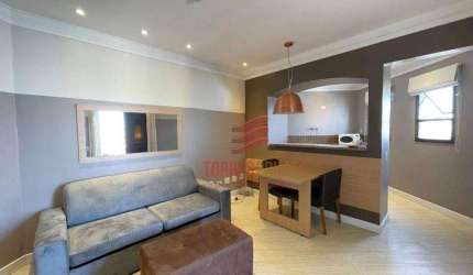 Flat com 1 dormitório à venda, 48 m² por R$ 469.000,00 - Gonzaga - Santos/SP