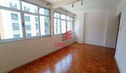 Apartamento com 2 dormitórios para alugar, 80 m² por R$ 3.200,02/mês - Gonzaga - Santos/SP