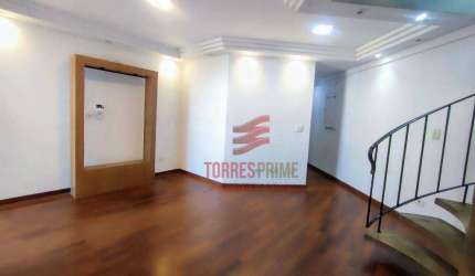 Cobertura com 3 dormitórios, 147 m² - venda por R$ 750.000,00 ou aluguel por R$ 6.188,00/mês - Vila Matias - Santos/SP